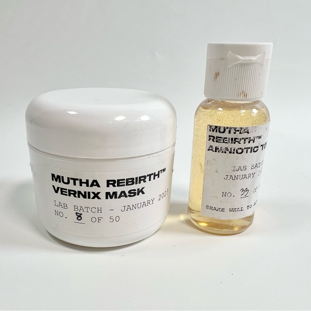 NWOB Mutha REBIRTH VERNIX MASK & AMNIOTIC TONER $175
